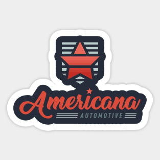 Americana automotive (logo) Sticker